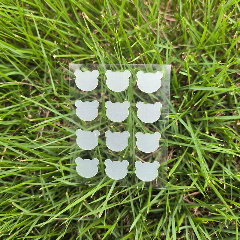 12 Pieces Of Transparent Bear Transparent Hydrocolloid Acne Patch
