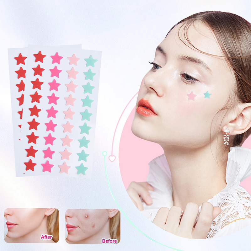 36 Capsules Of Four-Color Five-Pointed Star Hydrocolloid Acne Patches