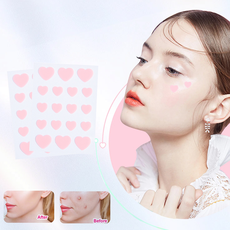 18 Pieces Rose Pink Love Color Hydrocolloid Acne Patch