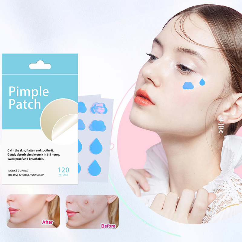 12 Capsules Of Colorful Cloud Water Drops Hydrocolloid Anti-Acne Patch