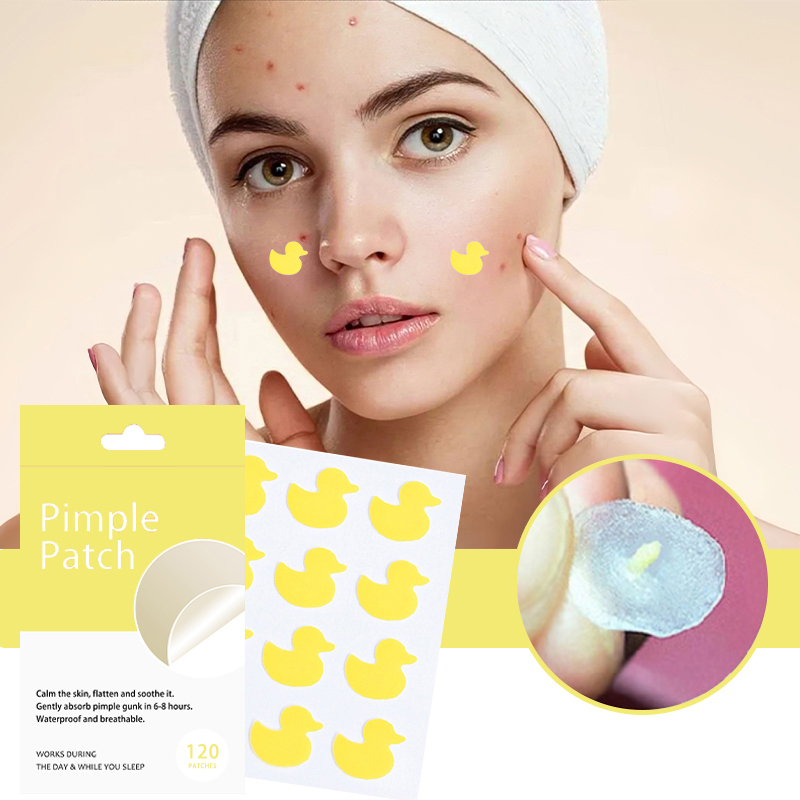 12 Yellow Duck Colored Hydrocolloid Acne Patches