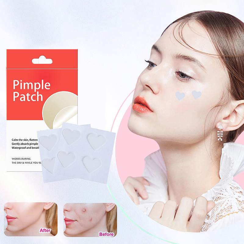 4 Pieces Of Transparent Love Transparent Hydrocolloid Acne Patch
