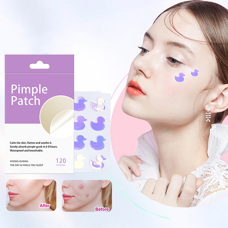 12 Capsules Of Colorful Duck Hydrocolloid Acne Patches