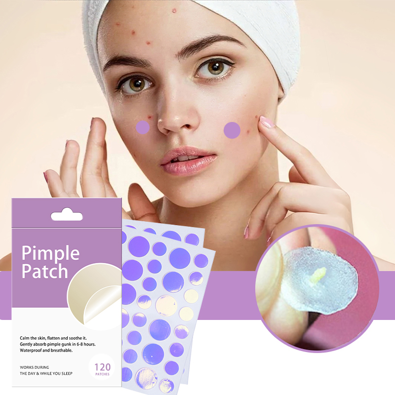 36 Colorful Round Hydrocolloid Acne Patches