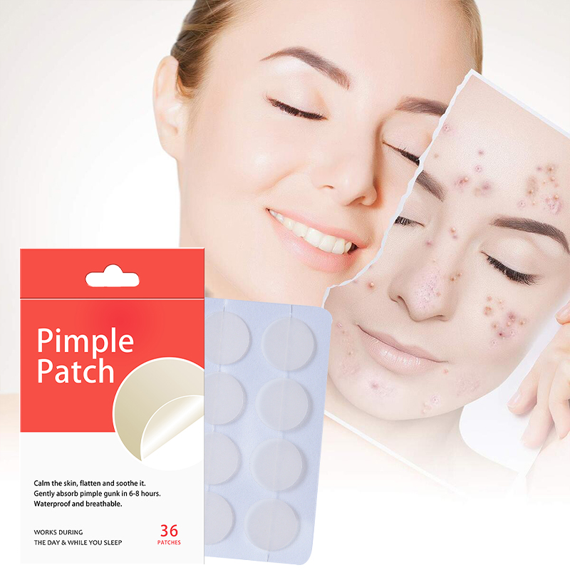 12 Pieces Of Easy-To-Peel Transparent Hydrocolloid Acne Patches