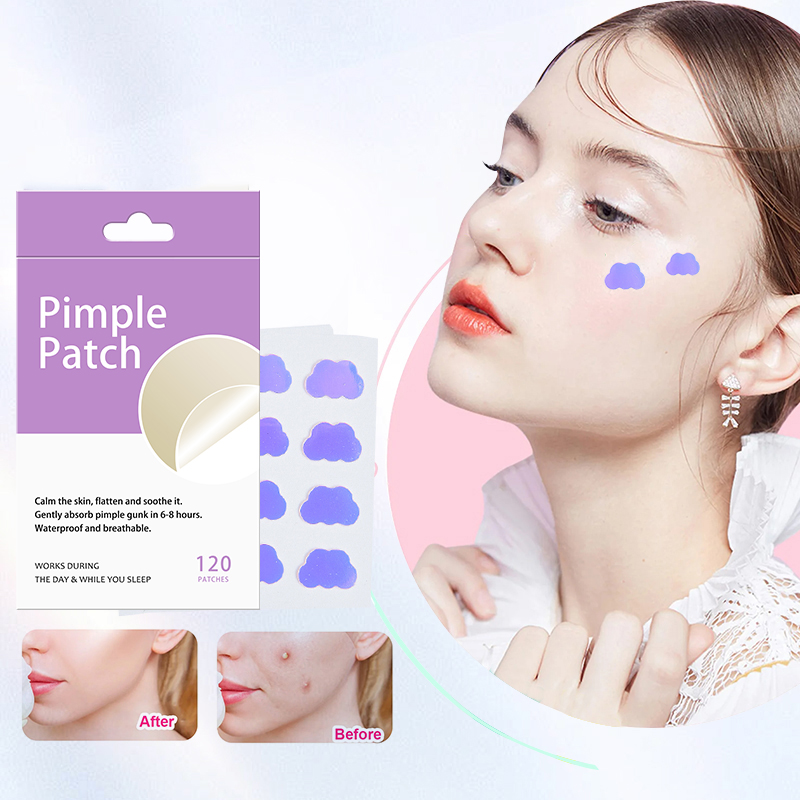 12 capsules of colorful cloud hydrocolloid acne patches